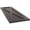 Ekena Millwork True Fit PVC Single X-Board Farmhouse Fixed Mount Shutters, Raisin Brown, 12W x 32H, PR TFP001FH12X032TB - alternate 11